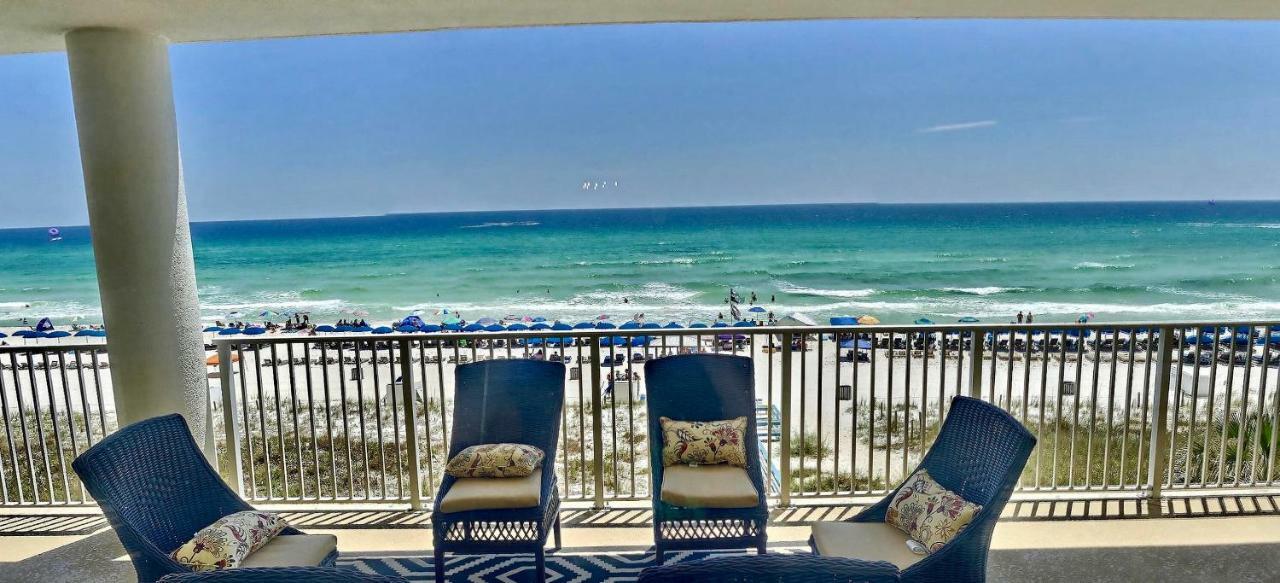 Barefoot Bliss - Beachfront Condo - Sleeps 12 Panama City Beach Exteriör bild