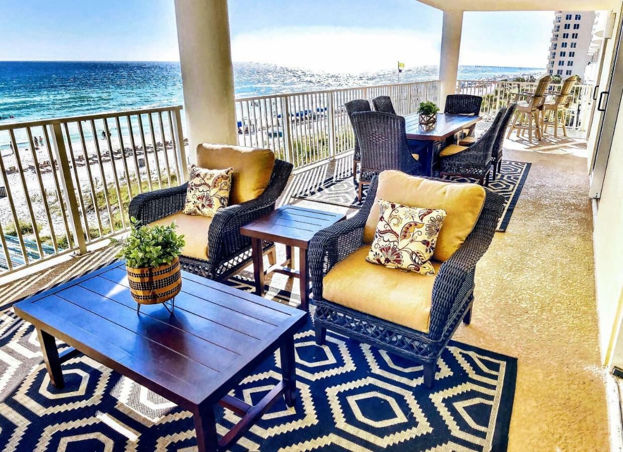 Barefoot Bliss - Beachfront Condo - Sleeps 12 Panama City Beach Exteriör bild