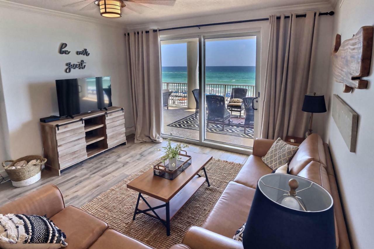 Barefoot Bliss - Beachfront Condo - Sleeps 12 Panama City Beach Exteriör bild