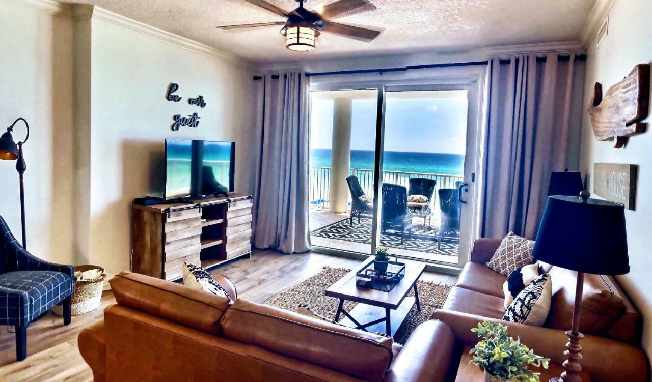 Barefoot Bliss - Beachfront Condo - Sleeps 12 Panama City Beach Exteriör bild