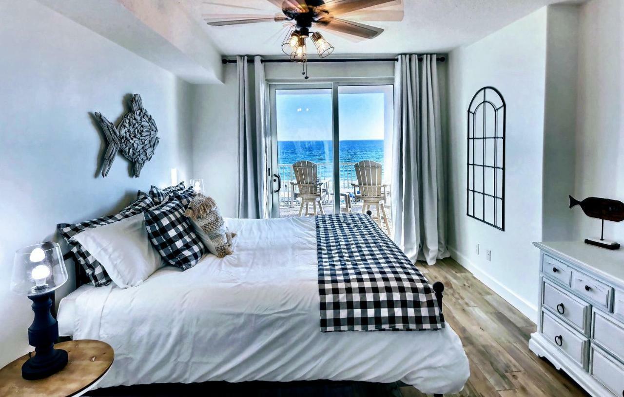 Barefoot Bliss - Beachfront Condo - Sleeps 12 Panama City Beach Exteriör bild