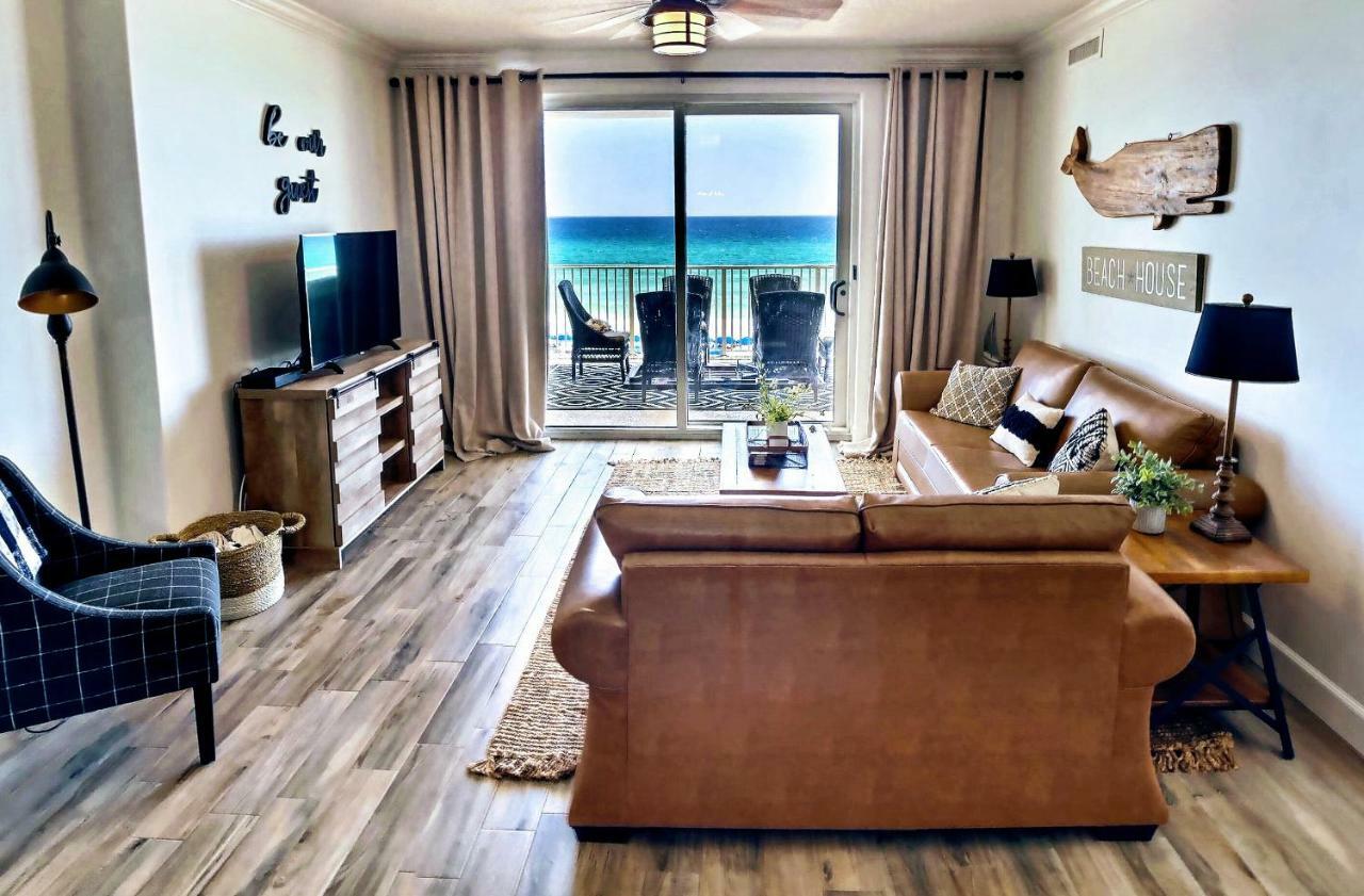 Barefoot Bliss - Beachfront Condo - Sleeps 12 Panama City Beach Exteriör bild