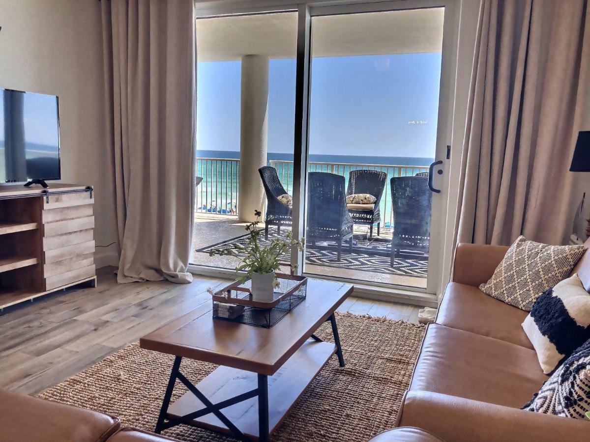 Barefoot Bliss - Beachfront Condo - Sleeps 12 Panama City Beach Exteriör bild