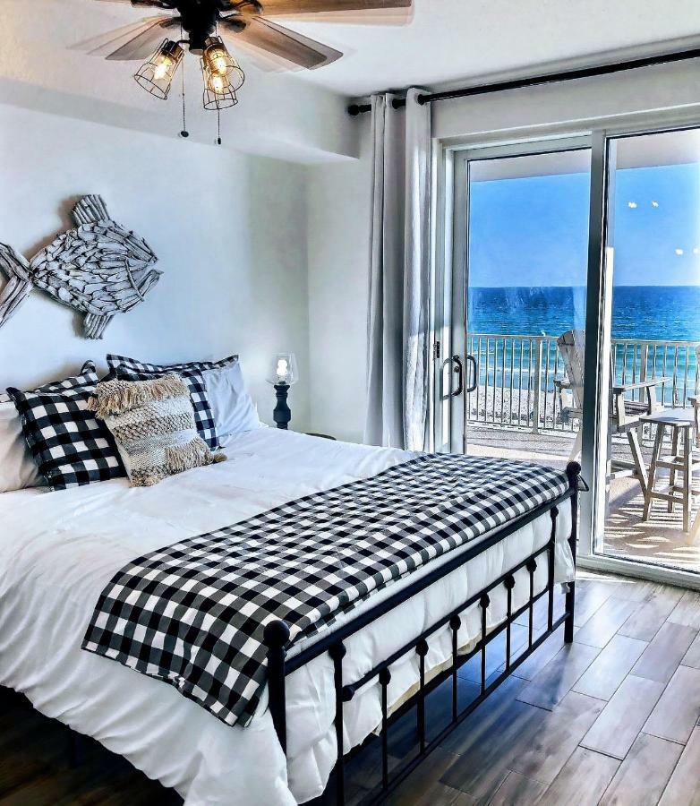 Barefoot Bliss - Beachfront Condo - Sleeps 12 Panama City Beach Exteriör bild