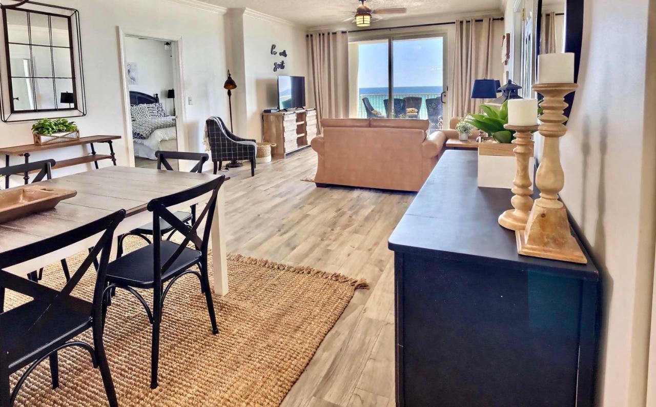 Barefoot Bliss - Beachfront Condo - Sleeps 12 Panama City Beach Exteriör bild
