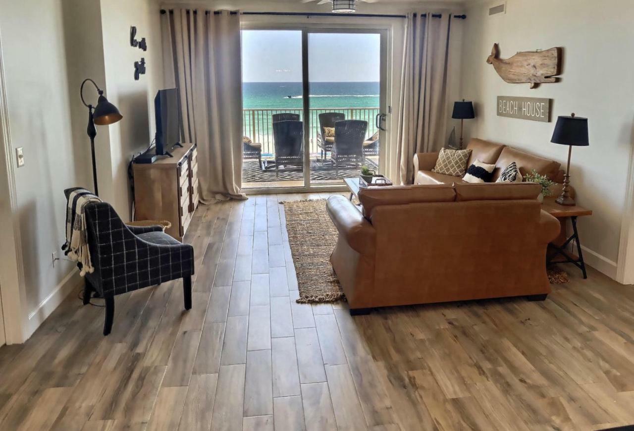 Barefoot Bliss - Beachfront Condo - Sleeps 12 Panama City Beach Exteriör bild