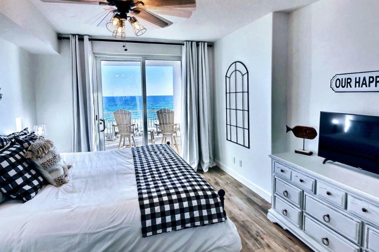 Barefoot Bliss - Beachfront Condo - Sleeps 12 Panama City Beach Exteriör bild