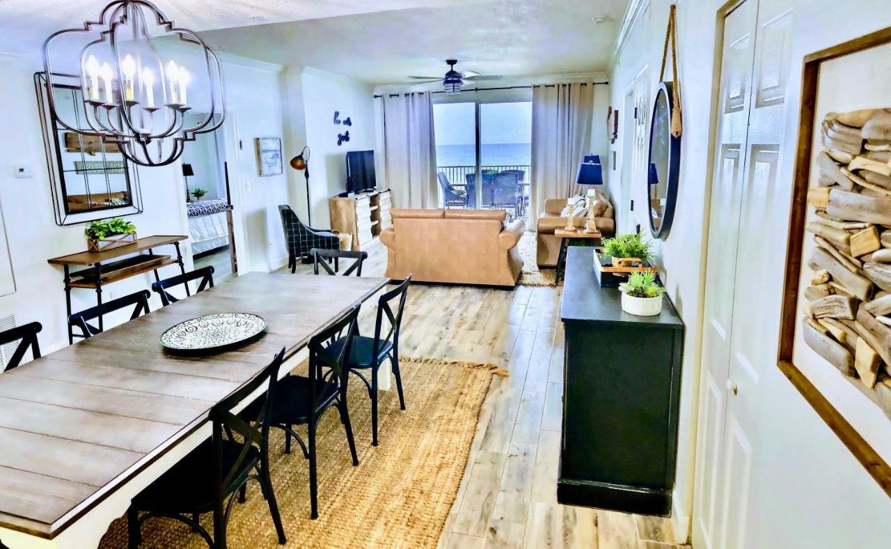 Barefoot Bliss - Beachfront Condo - Sleeps 12 Panama City Beach Exteriör bild