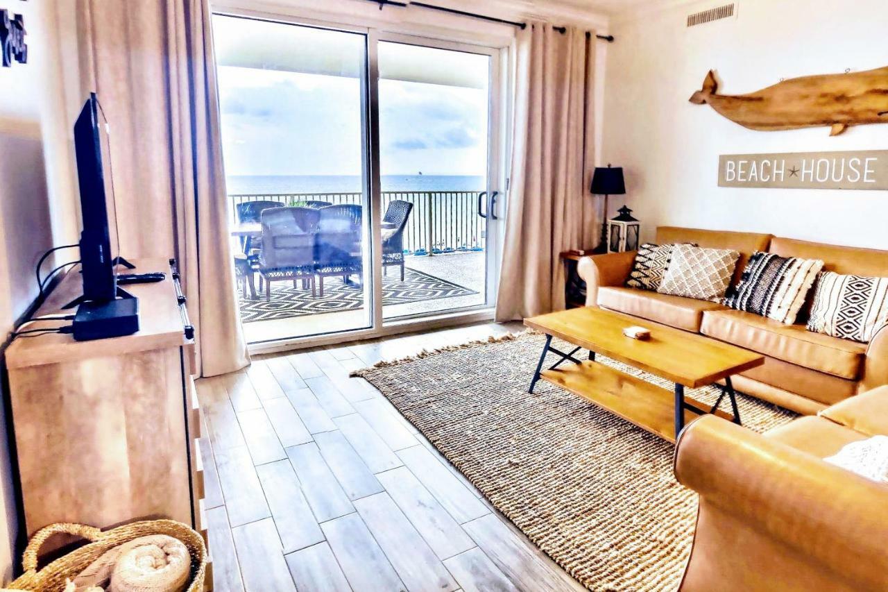 Barefoot Bliss - Beachfront Condo - Sleeps 12 Panama City Beach Exteriör bild