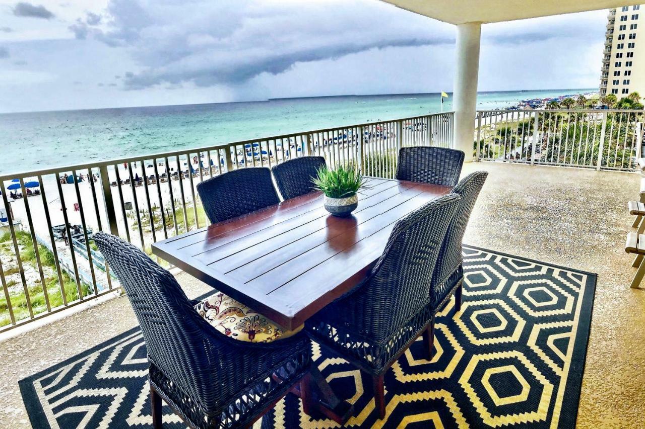 Barefoot Bliss - Beachfront Condo - Sleeps 12 Panama City Beach Exteriör bild