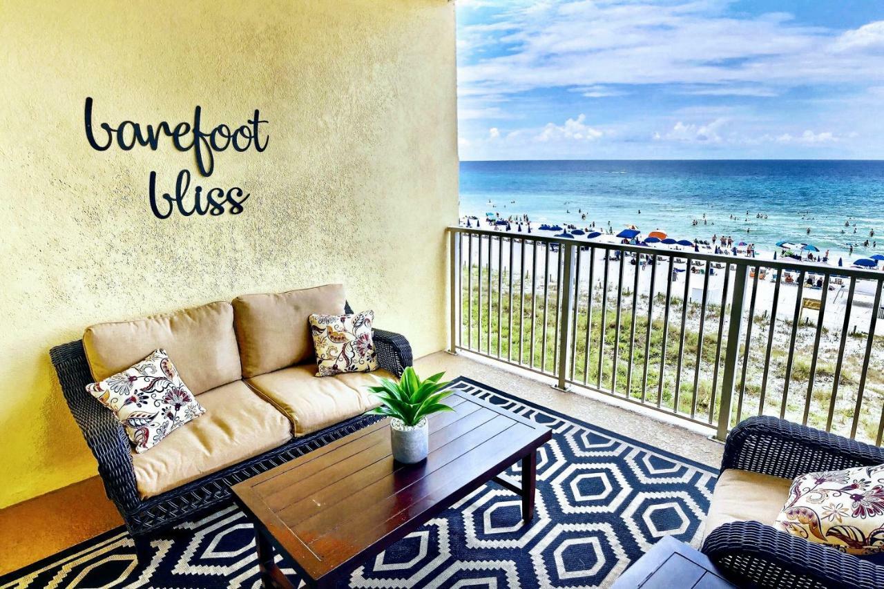 Barefoot Bliss - Beachfront Condo - Sleeps 12 Panama City Beach Exteriör bild